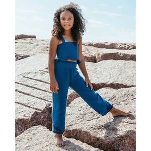NEW FEATHER 4 ARROW girls' playa pants in navy